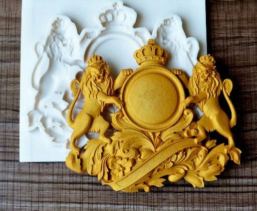 Beautiful Vintage Baroque decorative mold. Silicone mold.