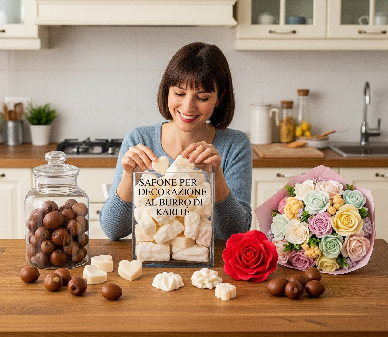 Burro di Karitè. Sapone Bianco da 1-3 e 6 Kg. Shea Butter. Base Melt and Pour - WORLD PRODUCTS SHOP