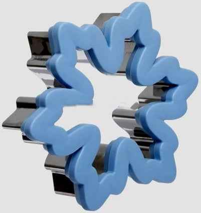 Fiocco di Neve. Set di 7 Tagliapasta in metallo.Wilton