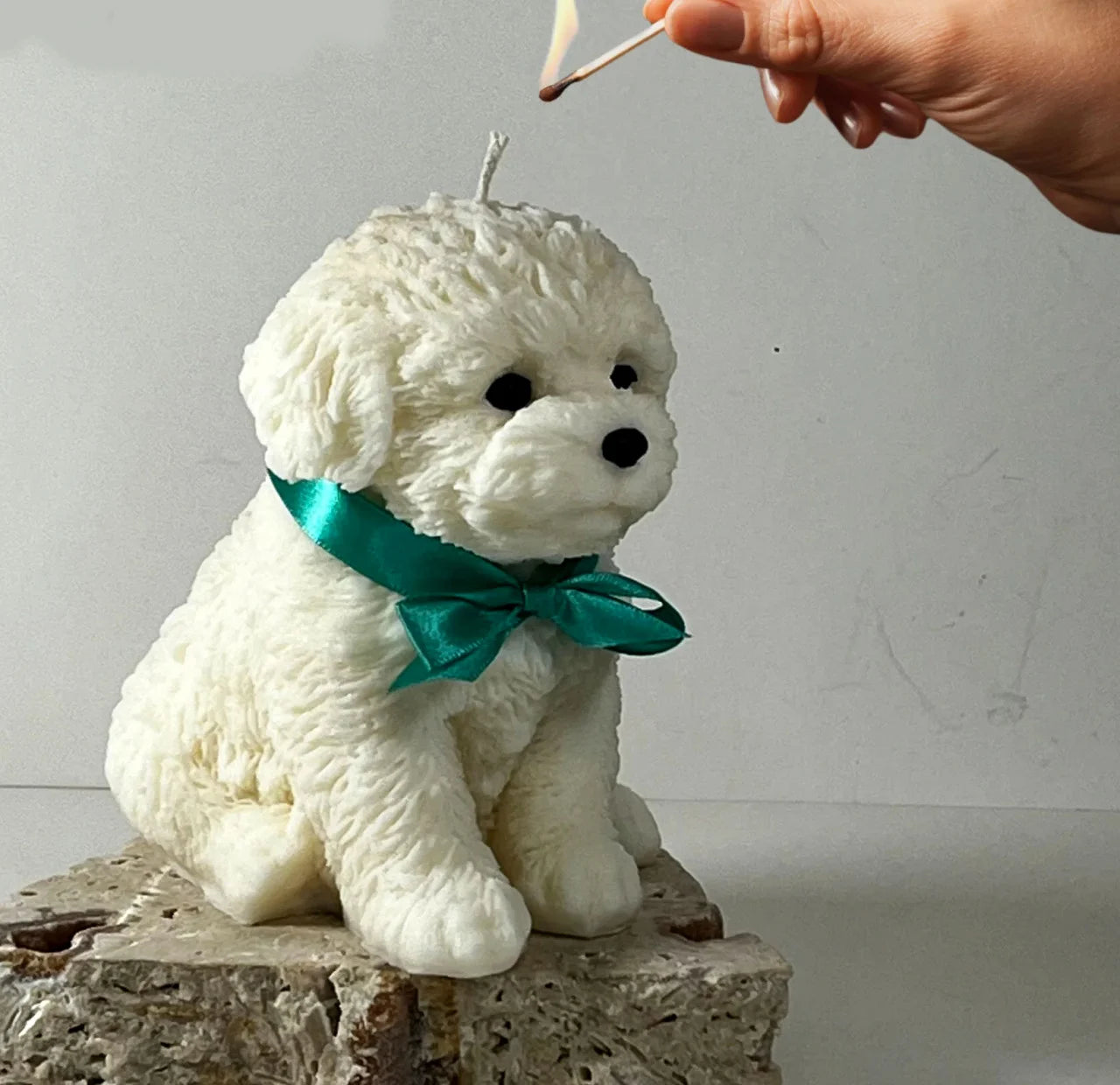 Stampo grande Cagnolino di 12.5 cm. Stampo in silicone anche per Candele - WORLD PRODUCTS SHOP