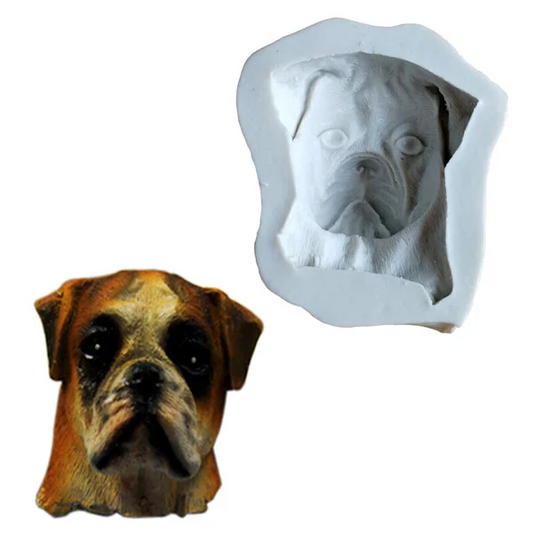 Cane Boxer. Stampo in Silicone ad alta definizione