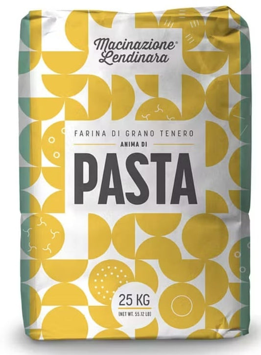 Pasta Flour. Soft Wheat Flour. Lendinara Milling. Pasta Soul