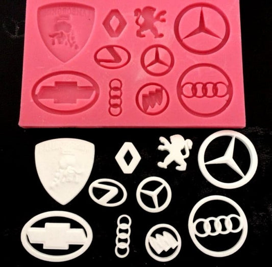 Mercedes Audi Lamborghini Renault Peugeut Chevrolet etc. Logo Brands Famous Car Brands