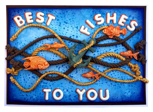 Rope and Sea Knots for the Edge. Silicone Mold