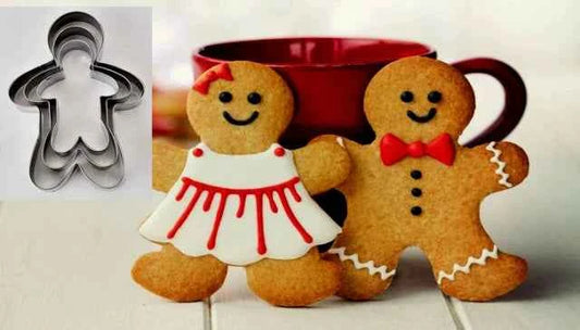 Gingerbread. Omino Pan di Zenzero. 3 Tagliapasta acciaio inox