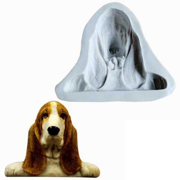 Cane Bracco. Stampo in Silicone ad alta definizione