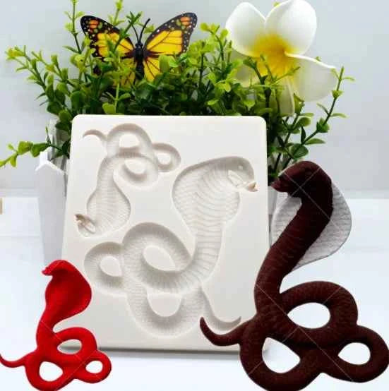 Fenicottero Palma e Gelato. Set di 3 grandi tagliapasta in metallo