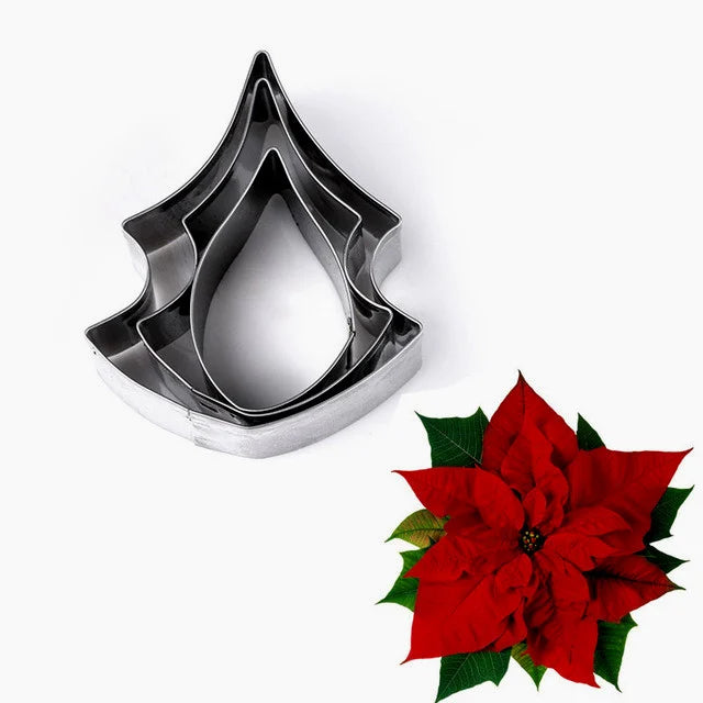 Stella di Natale. Set di 3 Stampi in metallo