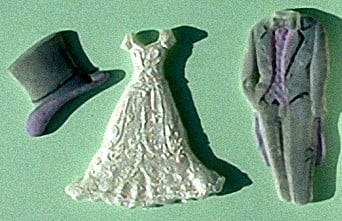 Wedding and Newlyweds. Silicone mold