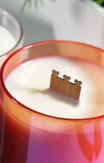 Stoppini a Tubo di 12 cm in legno per candele