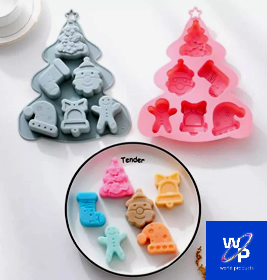 Stampo grande Albero di Natale con 7 forme