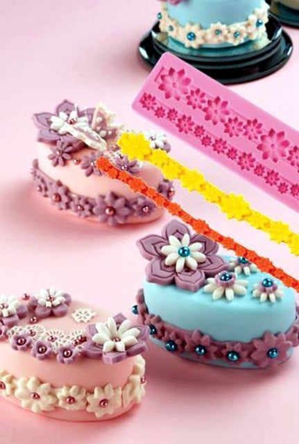 Fiori. Grande Stampo in silicone ST07. Special Day Collane Pavoni.