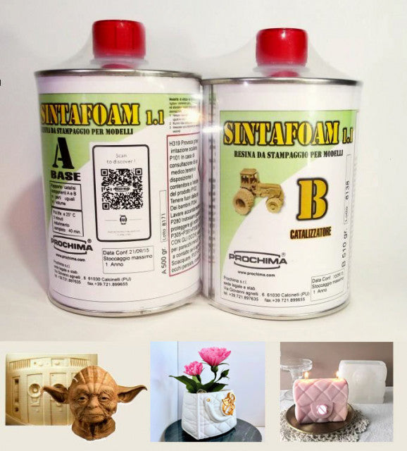 SINTAFOAM. Resina da colata per Riproduzione e Stampi - WORLD PRODUCTS SHOP