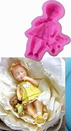 Little girl. Silicone mold