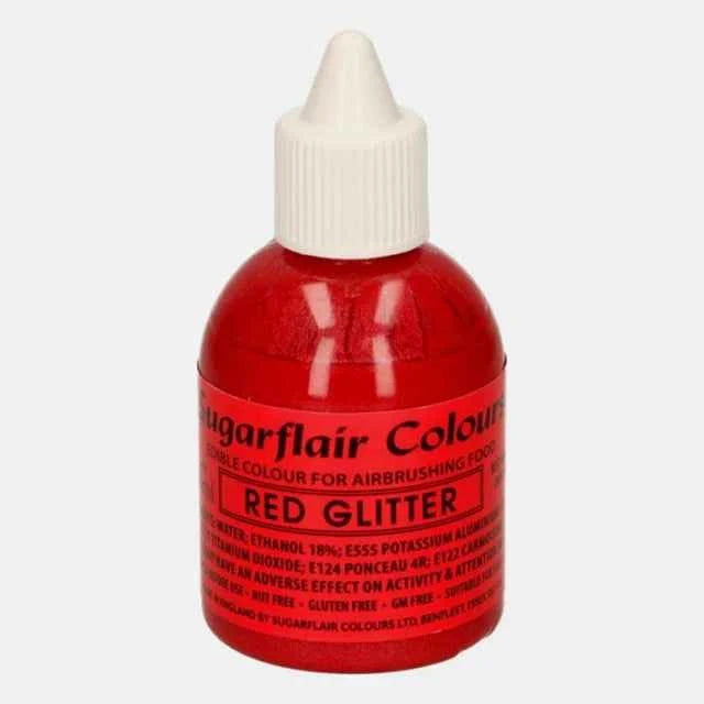 Rosso Fluo 60 ml. Colorante liquido anche per Aerografo. Sugarflair