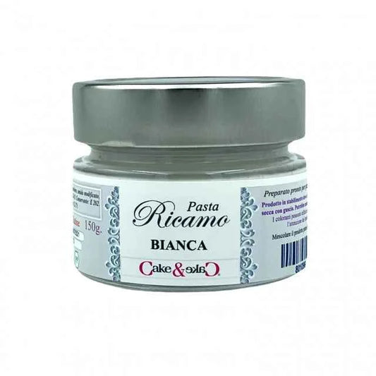 Pasta Sweet Lace Bianca per Pizzi in Zucchero. 150 gr. Pasta Ricamo Cake e Cake