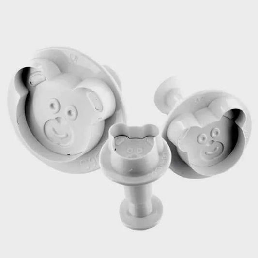 Coccinelle. Set 3 Stampi espulsione Tagliapasta di varie misure.