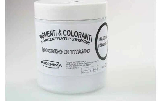 Sbiancante per Marmorina. Colorante Bianco Titanio. WORLD PRODUCTS SHOP