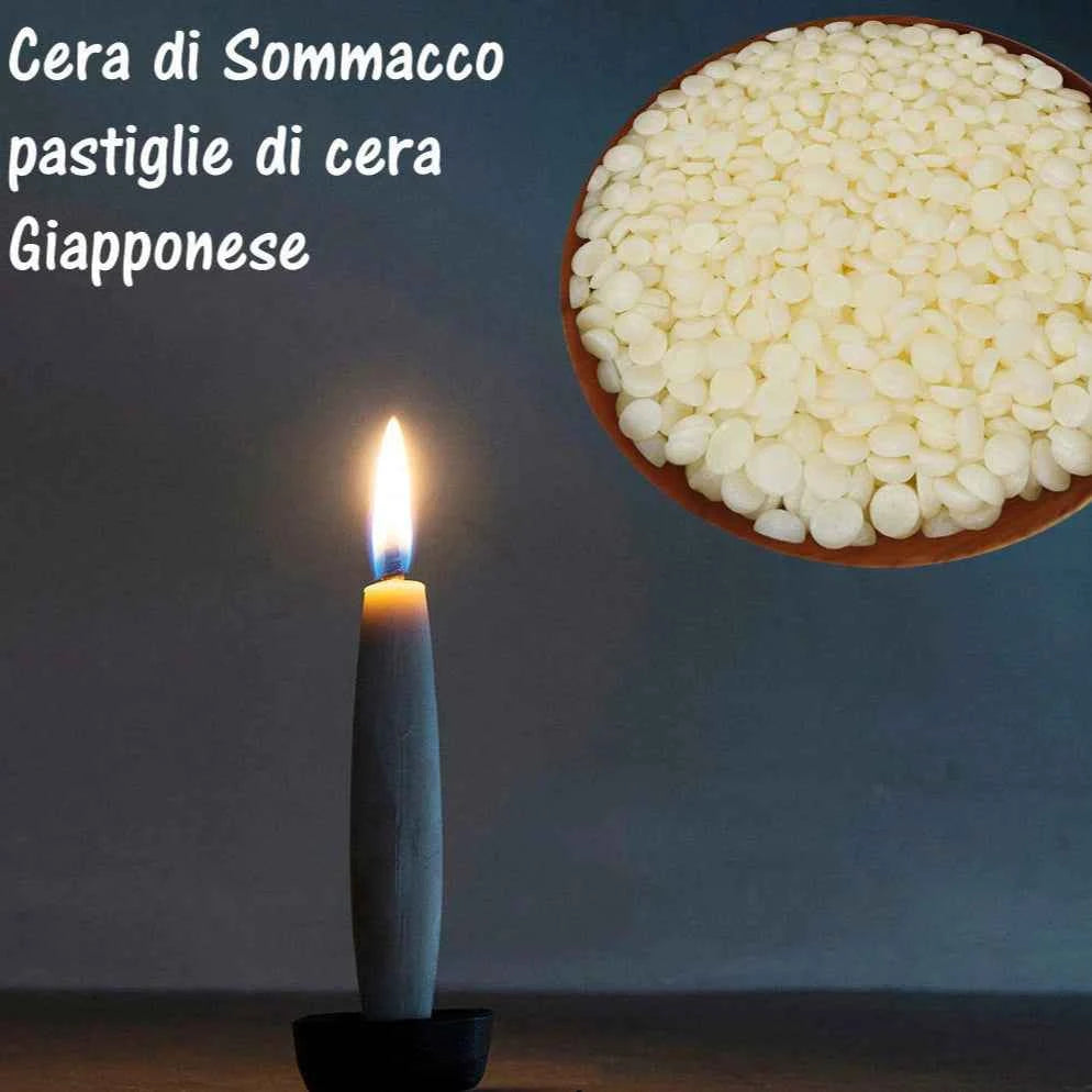 Cera di Sommacco Giapponese per Candele. WORLD PRODUCTS SHOP