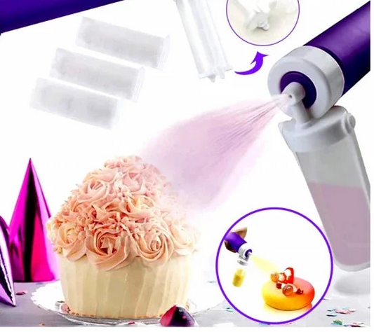 Aerografo Manuale per Glitter e Coloranti alimentari