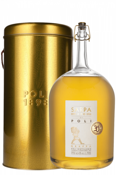 Grappa Sarpa Oro Di Poli 30° Anniversario 3Litri (Astucciato)