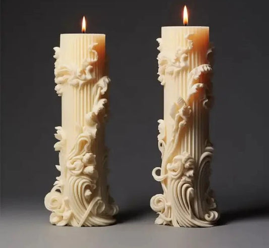 Nuova produzione!! Elegante stampo in silicone Candela di 11.1 cm. Lux 196 - WORLD PRODUCTS SHOP