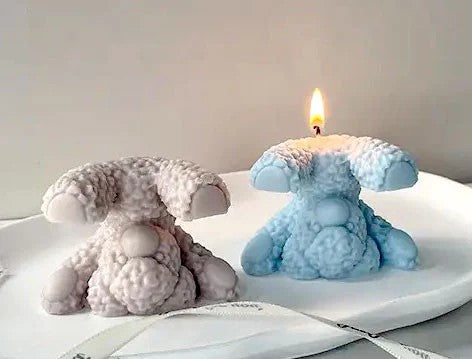 Orsetto capovolto a testa in giù di 7.8 cm. Stampo in silicone anche per Candele - WORLD PRODUCTS SHOP