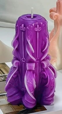 Vaso Artistico Decorato di 11.1 cm. Stampo in silicone anche per Candele - WORLD PRODUCTS SHOP