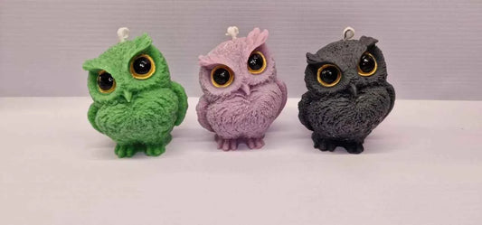 Gufetto. Candela naturale al 100% in molti colori. WORLD PRODUCTS SHOP