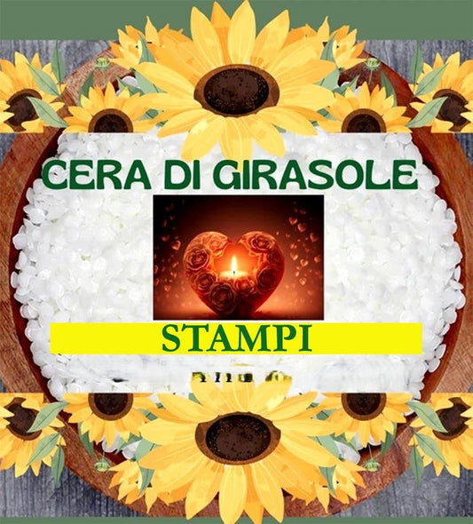 Cera Girasole STAMPI. Extra Bianca per Candele - WORLD PRODUCTS SHOP