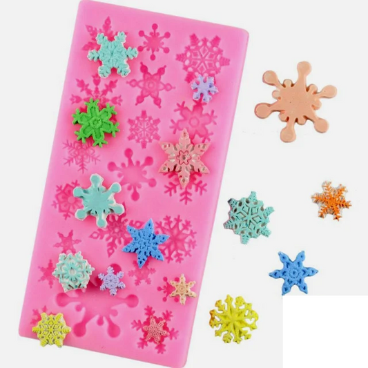 10% Fiocco di neve. Stampo in silicone