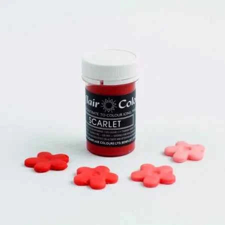 Rosso Sangue. Ideale per Red Velvet. Pastello. Colorante in Gel concentrato. Scarlet. Sugarflair
