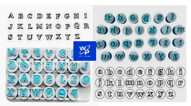 Lettere Maiuscole Minuscole Espulsione. 2 Set Alfabeto di 52 lettere