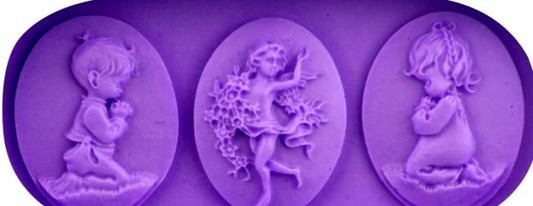 Round Christmas Cup Cake. Silicone mold also for candles.