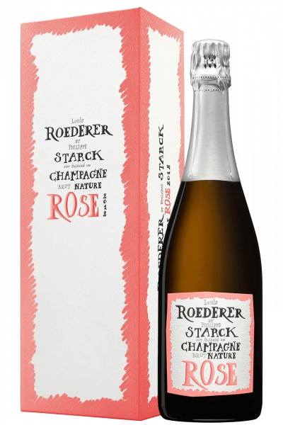 Champagne Louis Roederer & Philippe Starck Brut Nature 2015 Rosé (Astucciato)