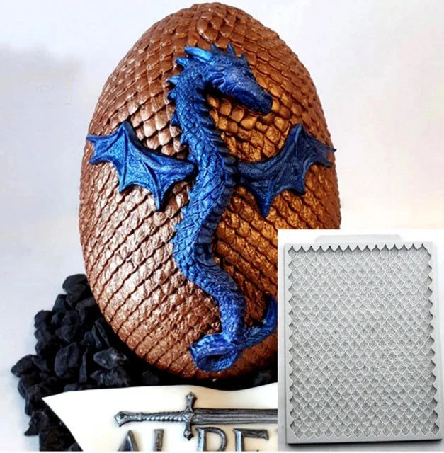 Scaglie Dinosauro. Spettacolare stampo in silicone