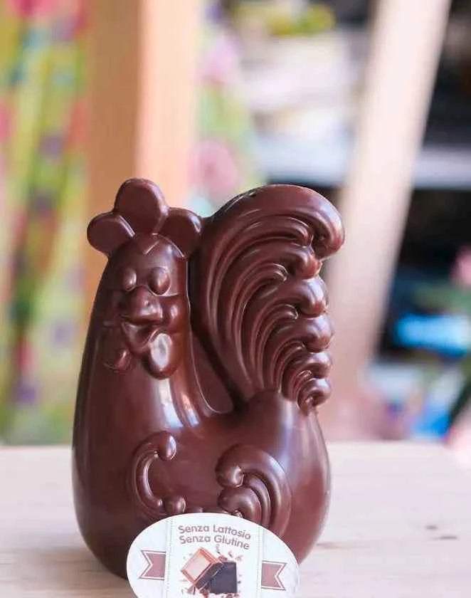 Gallo di cioccolato. Senza Lattosio-Senza Glutine-Vegan
