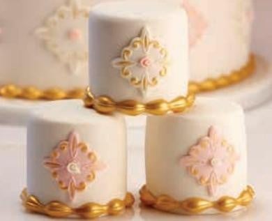 Grandi Greche decorative Barocco. Set di 4 stampi