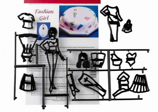 Fashion Clothing and Lingerie Stamp Set. Set of 14 Patchwork Cutter Stamps.