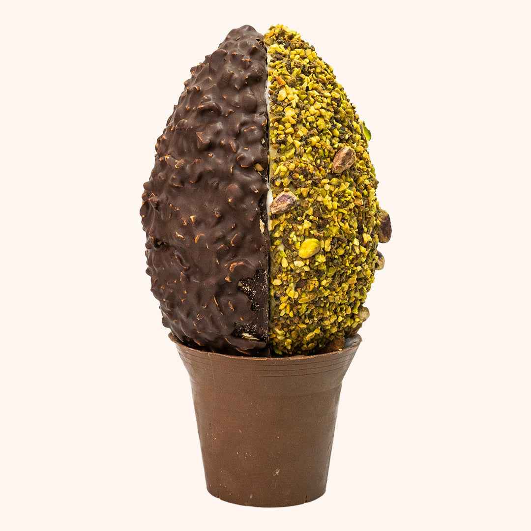 Nocciolato Fondente e Pistacchio  500 GRAMMI.