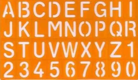 Numeri. Stampo in silicone