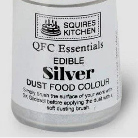 ARGENTO. Colorante Lipo in polvere concentrato. Squires Kitchen
