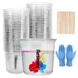 Kit di 50 misurini e contenitori per miscelazione riutilizzabili Resiners