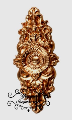 Elegant Vintage Baroque Tiara. Silicone mold.