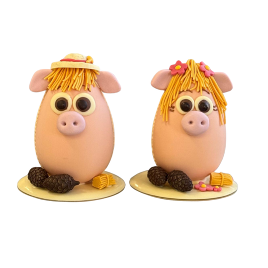 UOVO DI PASQUA PINGUINO “ MAIALINO "