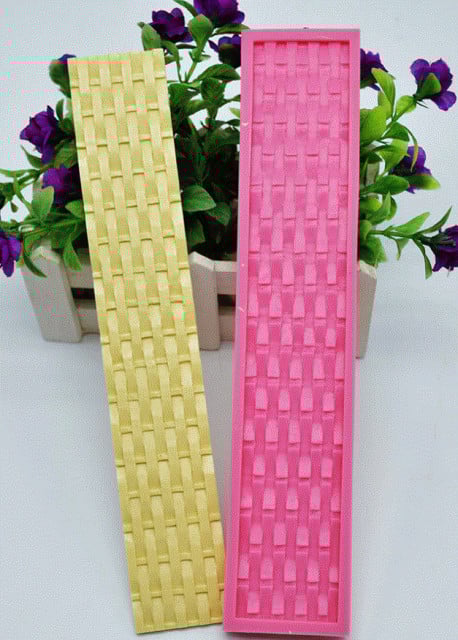 Long Braided Edge. Silicone Mold