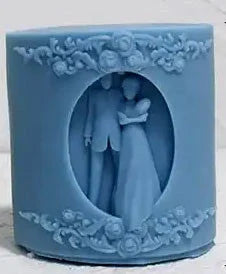 Sposi e Matrimonio. Stampo di 8 cm in silicone anche per Candele - WORLD PRODUCTS SHOP