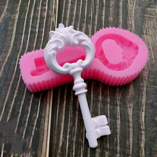 Grande Chiave decorata in 3D. Stampo in Silicone