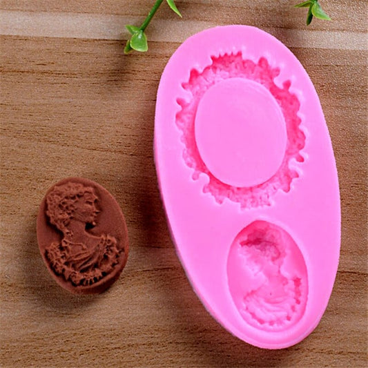 Women's Tiara Frame. Vintage Baroque. Silicone mold.