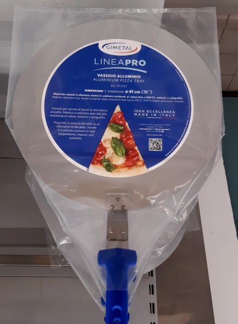 Pala per Pizza in alluminio manicato 41 cm con manicatura pressofusa